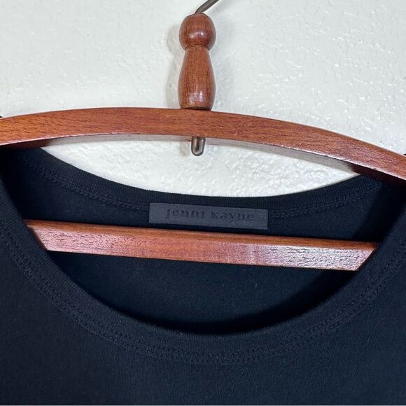 Jenni Kayne Cotton Slim Tee in Black Size XXL - Picture 7 of 8
